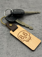 86 Skull Keyring