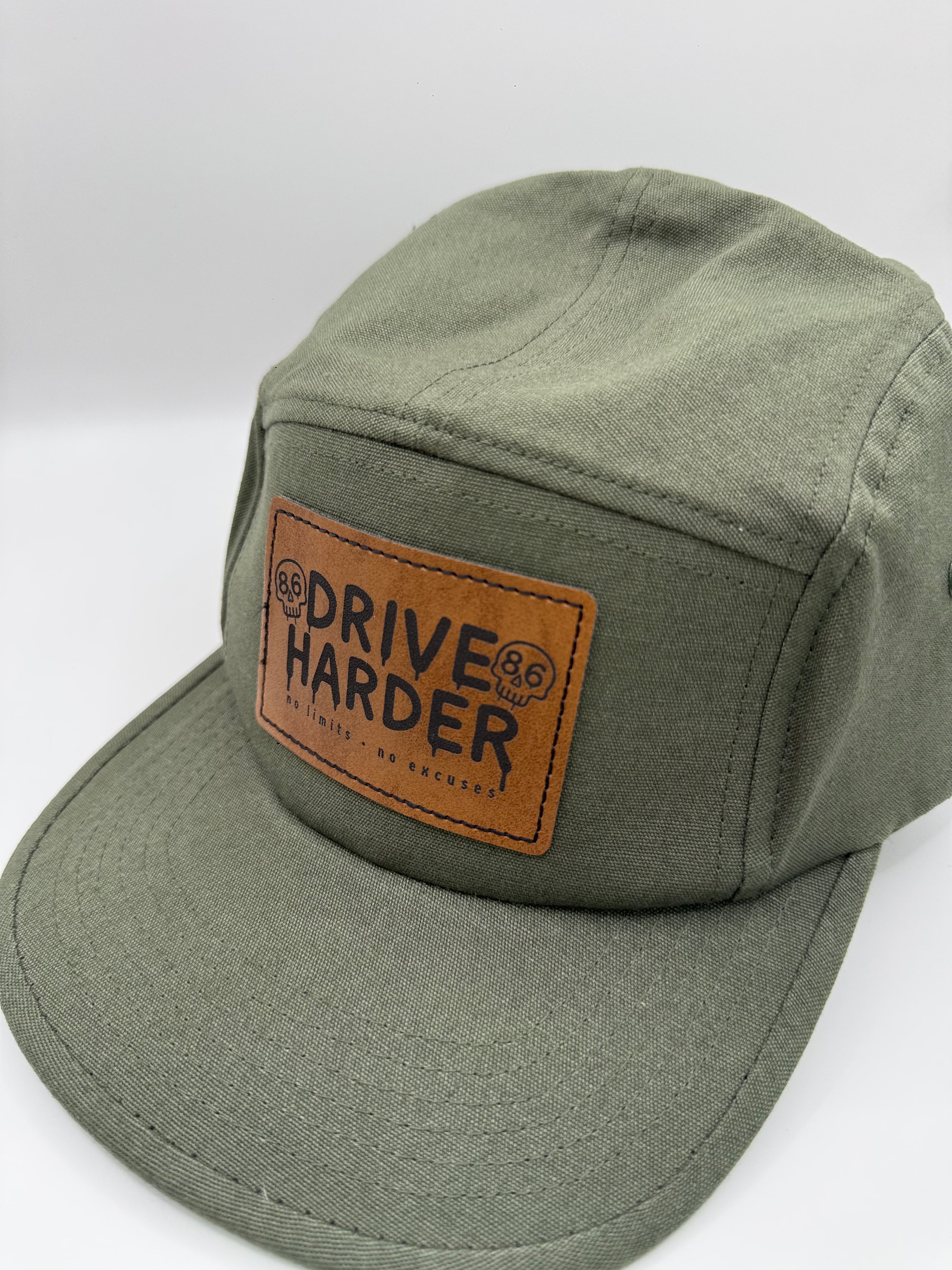 Drive Harder Patch Camper Cap